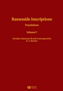 Ramesside Inscriptions: Translations Setnakht, Ramesses III and Contemporaries - ISBN 9780631184317