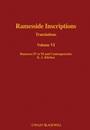 Ramesside Inscriptions: Translations Ramesses IV to XI and Contemporaries - ISBN 9780631184324
