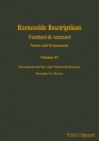 Ramesside Inscriptions: Translated and Annotated, Notes and Comments Merenptah and the Late Nineteenth Dynasty - ISBN 9780631184379