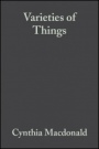 Varieties of Things: Foundations of Contemporary Metaphysics - ISBN 9780631186953