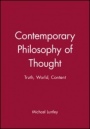 Contemporary Philosophy of Thought: Truth, World, Content - ISBN 9780631190776