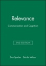 Relevance: Communication and Cognition - ISBN 9780631198789