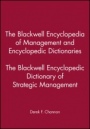 The Blackwell Encyclopedic Dictionary of Strategic Management - ISBN 9780631210788