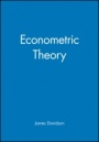 Econometric Theory - ISBN 9780631215844