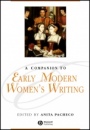 A Companion to Early Modern Womens Writing - ISBN 9780631217022
