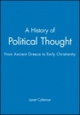 A History of Political Thought: From Ancient Greece to Early Christianity - ISBN 9780631218227