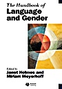 The Handbook of Language and Gender - ISBN 9780631225034