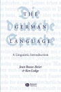 The German Language: A Linguistic Introduction - ISBN 9780631231394
