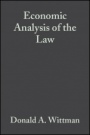 Economic Analysis of the Law: Selected Readings - ISBN 9780631231578