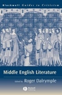 Middle English Literature - ISBN 9780631232902