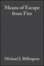 Means of Escape from Fire - ISBN 9780632032037