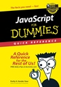 JavaScript For Dummies Quick Reference - ISBN 9780764501128
