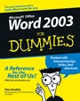 Word 2003 For Dummies - ISBN 9780764539824