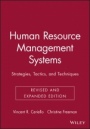 Human Resource Management Systems: Strategies, Tactics, and Techniques - ISBN 9780787945367