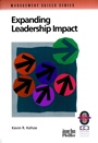 Expanding Leadership Impact: A Practical Guide to Managing People and Processes - ISBN 9780787950873
