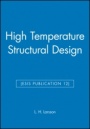 High Temperature Structural Design (ESIS Publication 12) - ISBN 9780852987711
