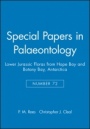 Special Papers in Palaeontology: Lower Jurassic Floras from Hope Bay and Botany Bay, Antarctica - ISBN 9780901702838