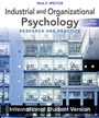 Industrial and Organizational Psychology: Research and Practice - ISBN 9781118092279