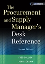 The Procurement and Supply Managers Desk Reference - ISBN 9781118130094