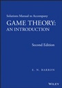 Solutions Manual to Accompany Game Theory: An Introduction - ISBN 9781118274286