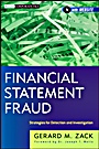 Financial Statement Fraud: Strategies for Detection and Investigation - ISBN 9781118301555