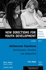 Adolescent Emotions: Development, Morality, and Adaptation: New Directions for Youth Development, Number 136 - ISBN 9781118580882