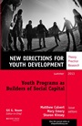 Youth Programs as Builders of Social Capital: New Directions for Youth Development, Number 138 - ISBN 9781118743720