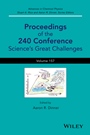 Proceedings of the 240 Conference: Sciences Great Challenges, Volume 157 - ISBN 9781118959596