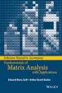 Solutions Manual to accompany Fundamentals of Matrix Analysis with Applications - ISBN 9781118996324
