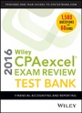 Wiley CPAexcel Exam Review 2016 Test Bank: Financial Accounting and Reporting - ISBN 9781119120049