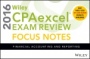 Wiley CPAexcel Exam Review 2016 Focus Notes: Financial Accounting and Reporting - ISBN 9781119120070