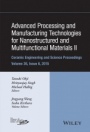 Advanced Processing and Manufacturing Technologies for Nanostructured and Multifunctional Materials II, Volume 36, Issue 6 - ISBN 9781119211655