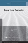Research on Evaluation: New Directions for Evaluation, Number 148 - ISBN 9781119239659