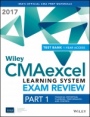 Wiley CMAexcel Learning System Exam Review 2017: Part 1, Financial Reporting, Planning, Performance, and Control (1–year access) - ISBN 9781119305446