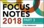 Wiley CIAexcel Exam Review 2018 Focus Notes, Part 3: Internal Audit Knowledge Elements - ISBN 9781119483038
