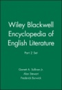 Wiley Blackwell Encyclopedia of English Literature, Part 2 Set - ISBN 9781119969266
