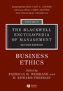 The Blackwell Encyclopedia of Management: Business Ethics - ISBN 9781405100137
