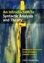 An Introduction to Syntactic Analysis and Theory - ISBN 9781405100175