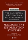 The Blackwell Encyclopedia of Management: Management Information Systems - ISBN 9781405100656