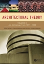 Architectural Theory: Volume II – An Anthology from 1871 to 2005 - ISBN 9781405102599