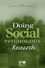 Doing Social Psychology Research - ISBN 9781405108119