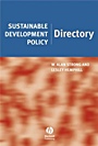 Sustainable Development Policy Directory - ISBN 9781405121507