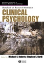 Handbook of Research Methods in Clinical Psychology - ISBN 9781405132794