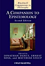 A Companion to Epistemology - ISBN 9781405139007