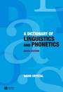 A Dictionary of Linguistics and Phonetics - ISBN 9781405152969