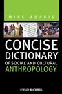 Concise Dictionary of Social and Cultural Anthropology - ISBN 9781444332094