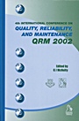 Quality, Reliability and Maintenance QRM 2002 - ISBN 9781860583698