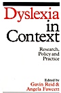 Dyslexia in Context: Research, Policy and Practice - ISBN 9781861564269