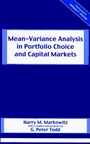 Mean–Variance Analysis in Portfolio Choice and Capital Markets - ISBN 9781883249755