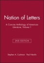 Nation of Letters: A Concise Anthology of American Literature, Volume 1 - ISBN 9781933385099